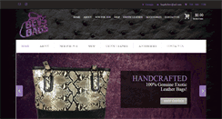 Desktop Screenshot of bevsleatherbags.com